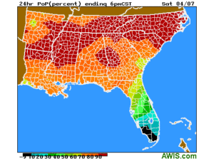 Cover photo for AWIS Weather Forecast Weekend 4/6-4/10